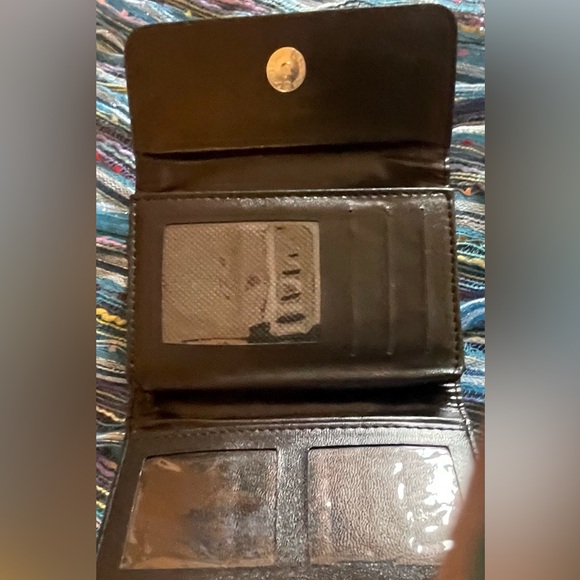 Sparkly purple and cream wallet. Measures approximately 6 x 4”. New without tags - Picture 9 of 12